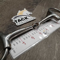 Thin Pinchless Loose Ring Snaffle Bit *gc/fair, rust spots, clean, scratches, residue
