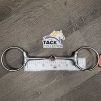 Thin Pinchless Loose Ring Snaffle Bit *gc/fair, rust spots, clean, scratches, residue

