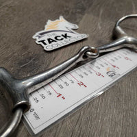 Thin Pinchless Loose Ring Snaffle Bit *gc/fair, rust spots, clean, scratches, residue
