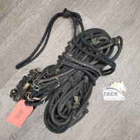Hvy Cotton Rope Hay Net *gc, dirty, faded, hay, knots, chews