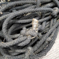 Hvy Cotton Rope Hay Net *gc, dirty, faded, hay, knots, chews
