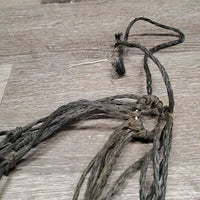 Narrow Nylon String Hay Net, xsm Caribiner *gc/fair, dirty, broken/cut strings
