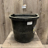 Flat Back Plastic Bucket *gc, dirty, scuffed, scratches
