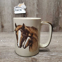 Mare & Foal Coffee Mug *vgc, clean, mnr edge rubs?
