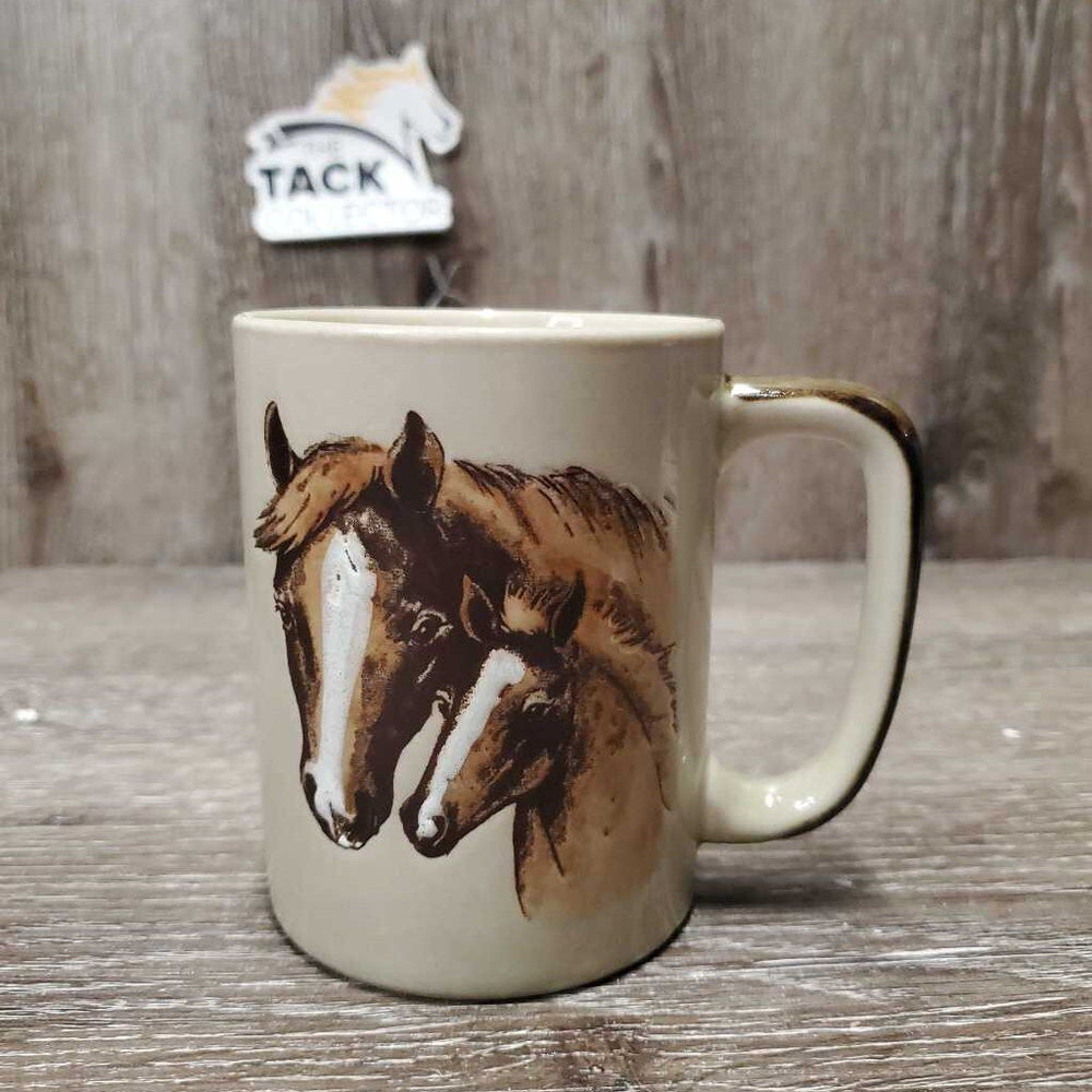 Mare & Foal Coffee Mug *vgc, clean, mnr edge rubs?