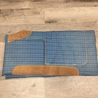 Cutback Western Saddle Pad, built up shoulder *vgc, mnr dirt, hair
