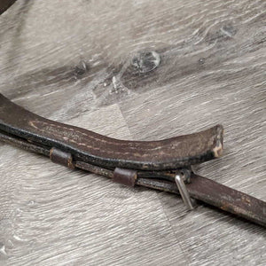 Rsd Noseband *No Flash, gc, clean, creased, dry, stiff, scraped edges