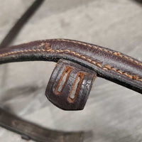 Rsd Noseband *No Flash, gc, clean, creased, dry, stiff, scraped edges
