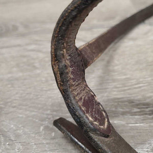 Rsd Noseband *No Flash, gc, clean, creased, dry, stiff, scraped edges