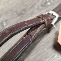 Rsd Noseband *No Flash, gc, clean, creased, dry, stiff, scraped edges
