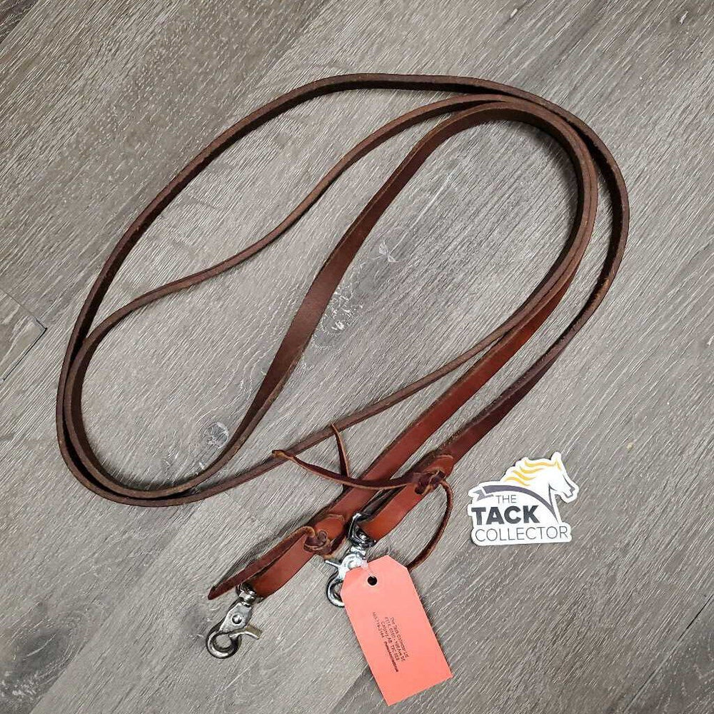 Leather Roper Reins, clips *vgc, dents, scuffs