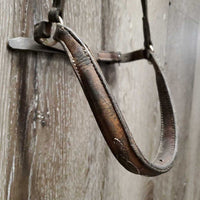 Rsd/FS Drop Noseband *gc, dirty, stains, older, discolored, slices, rubs, stiff
