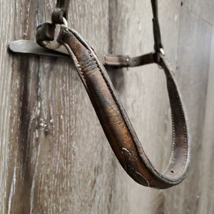 Rsd/FS Drop Noseband *gc, dirty, stains, older, discolored, slices, rubs, stiff