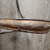 Rsd/FS Drop Noseband *gc, dirty, stains, older, discolored, slices, rubs, stiff
