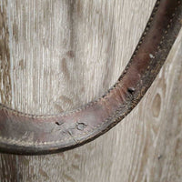 Rsd/FS Drop Noseband *gc, dirty, stains, older, discolored, slices, rubs, stiff
