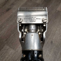 Single Speed Hvy Body Clippers, Blades *gc, older, clean, missing ground, broken teeth, WORK, SOUND GREAT