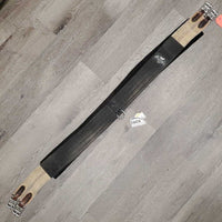Nylon Web, Neoprene Velcro Liner, 2x D Els, D Ring *gc/fair, hairy, residue, clean, faded, stretched els, v.chipped liner
