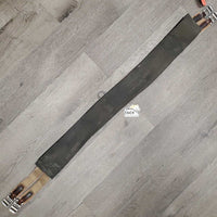 Nylon Web, Neoprene Velcro Liner, 2x D Els, D Ring *gc/fair, hairy, residue, clean, faded, stretched els, v.chipped liner
