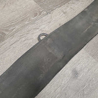 Nylon Web, Neoprene Velcro Liner, 2x D Els, D Ring *gc/fair, hairy, residue, clean, faded, stretched els, v.chipped liner