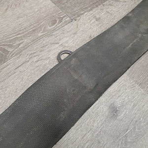 Nylon Web, Neoprene Velcro Liner, 2x D Els, D Ring *gc/fair, hairy, residue, clean, faded, stretched els, v.chipped liner