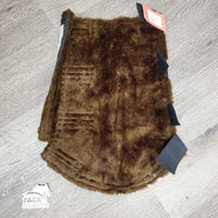 Front & Hind Shipping Boots, fleece lined *vgc, clean, hairy, older, stains
