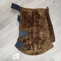 Front & Hind Shipping Boots, fleece lined *vgc, clean, hairy, older, stains
