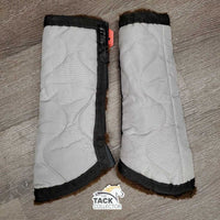 Front & Hind Shipping Boots, fleece lined *vgc, clean, hairy, older, stains