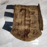 Front & Hind Shipping Boots, fleece lined *vgc, clean, hairy, older, stains
