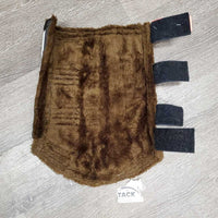 Front & Hind Shipping Boots, fleece lined *vgc, clean, hairy, older, stains
