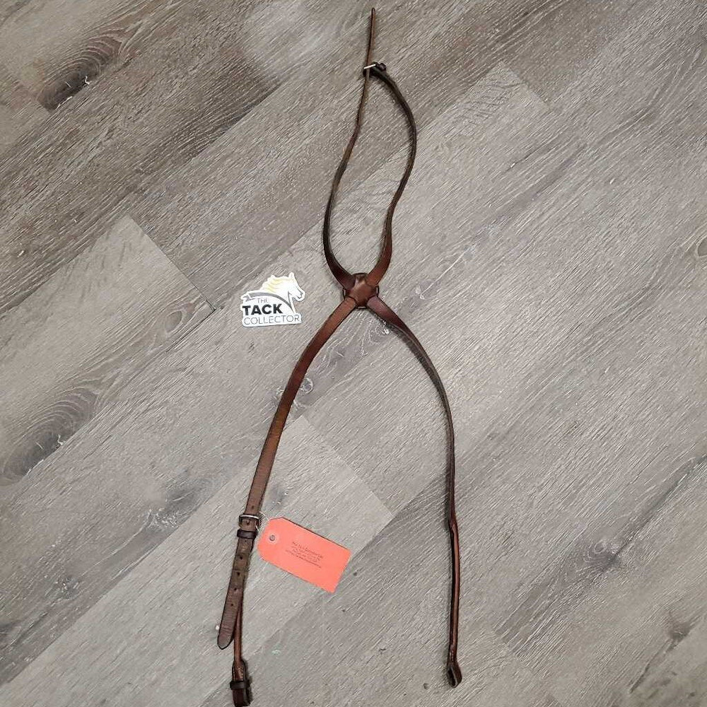 Flat Figure 8 Noseband Attachment *gc/fair, older, rubs, creases, dry