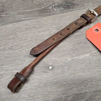 Flat Figure 8 Noseband Attachment *gc/fair, older, rubs, creases, dry
