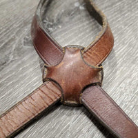 Flat Figure 8 Noseband Attachment *gc/fair, older, rubs, creases, dry
