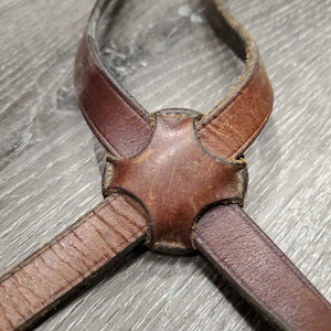 Flat Figure 8 Noseband Attachment *gc/fair, older, rubs, creases, dry