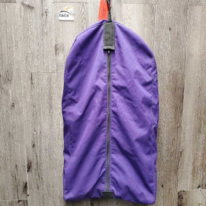 Fleece Lined Cordura Hanging Bridle Bag, Zipper *vgc, mnr dirt, stains & hair
