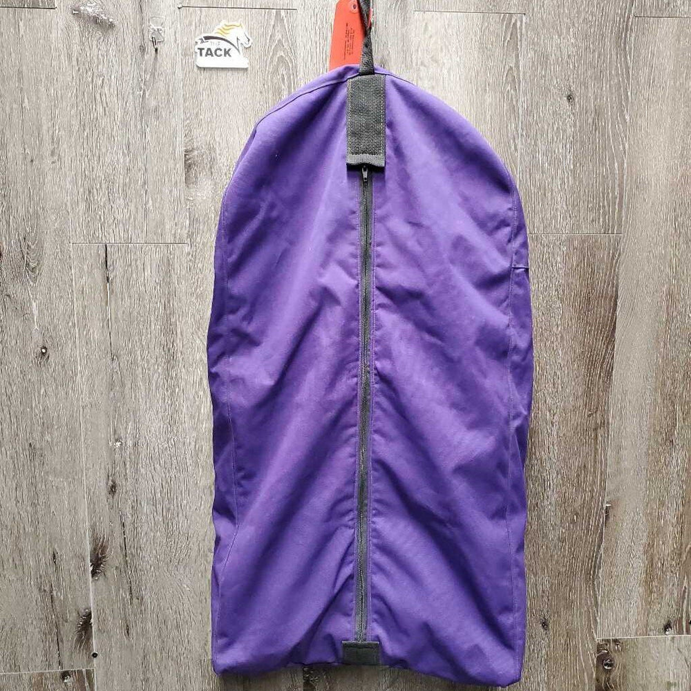 Fleece Lined Cordura Hanging Bridle Bag, Zipper *vgc, mnr dirt, stains & hair
