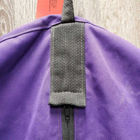 Fleece Lined Cordura Hanging Bridle Bag, Zipper *vgc, mnr dirt, stains & hair
