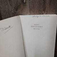 Basic Horsemanship English and Western by Eleanor F. Prince and Gaydell M. Collier *vgc, inscribed, yellowed, scratches
