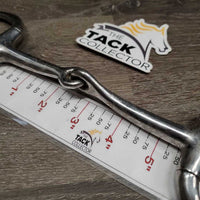 Thin Eggbutt Snaffle Bit *gc, clean, older, scale, stains, scratches