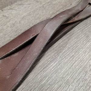 Balding Leather Girth *fair/gc, v.rusted, dirty, dry, older, chips, film, curled & rough edges