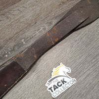 Balding Leather Girth *fair/gc, v.rusted, dirty, dry, older, chips, film, curled & rough edges