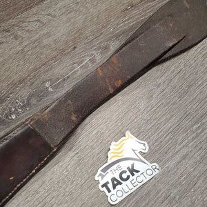 Balding Leather Girth *fair/gc, v.rusted, dirty, dry, older, chips, film, curled & rough edges