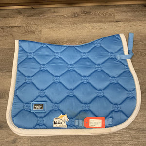 Quilt Jumper Saddle Pad, 1x piping *vgc, mnr dirt, stains, hair, sm mesh snags