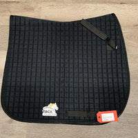 Quilt Dressage Saddle Pad *gc, mnr dirt, hair, fading, clumpy underside
