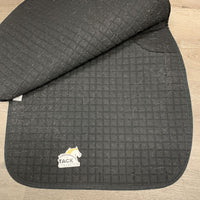 Quilt Dressage Saddle Pad *gc, mnr dirt, hair, fading, clumpy underside
