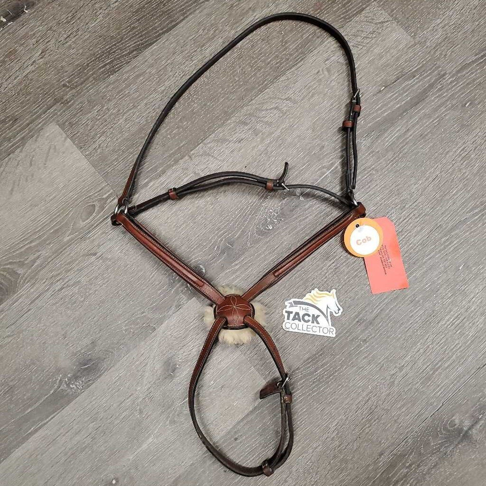 Rsd/Padded Figure 8 Noseband, Sheepskin *gc, clean, residue, tight keeper