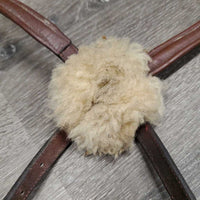 Rsd/Padded Figure 8 Noseband, Sheepskin *gc, clean, residue, tight keeper
