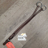 Leather Running Martingale Attachment, Buckle end *vgc, clean, scraped edges
