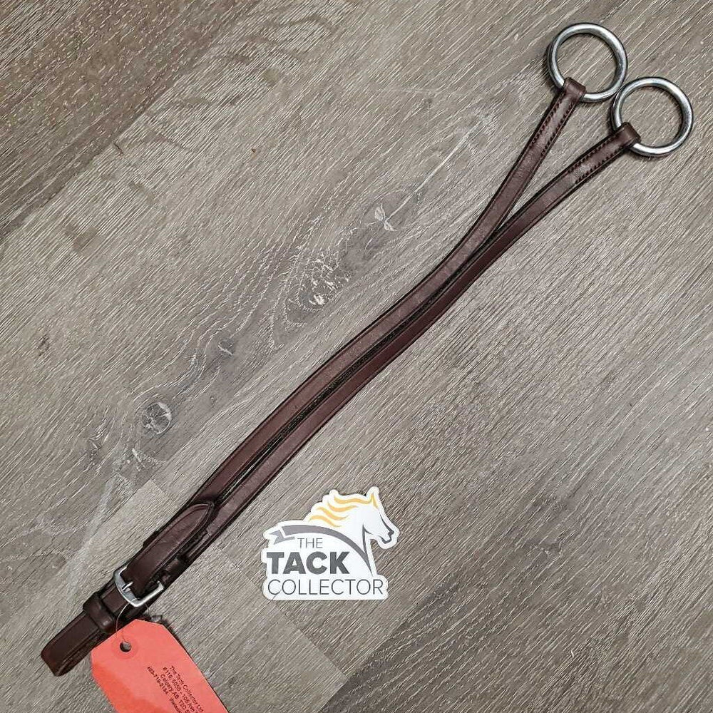 Leather Running Martingale Attachment, Buckle end *vgc, clean, scraped edges