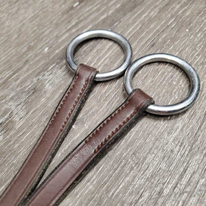 Leather Running Martingale Attachment, Buckle end *vgc, clean, scraped edges