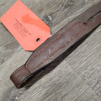 Leather Running Martingale Attachment, Buckle end *vgc, clean, scraped edges
